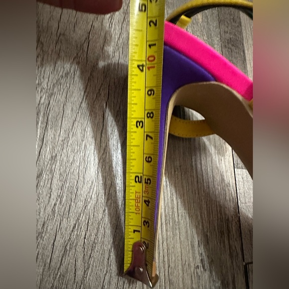 Colorful Strappy Heels - Picture 5 of 7